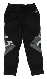 Černo-šedé army sportovní tepláky BodyGlove 