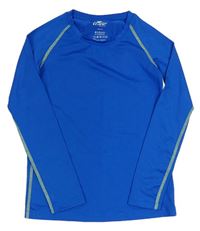 Cobaltově modré funkční sportovní triko crane