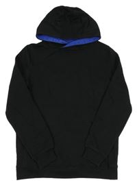 Černá mikina s kapsou a kapucí zn. Charles Vögele