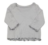 Světlefialové žebrované triko PRIMARK