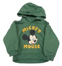Khaki mikina s Mickey a kapucí PRIMARK