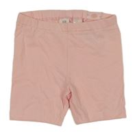 Světlerůžové legínové kraťasy H&M