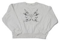 Bílá crop mikina H&M