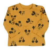 Oranžové triko s Mickey PRIMARK