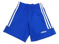 Modré sportovní funkční kraťasy s logem Adidas