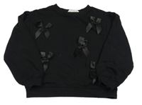 Černá mikina s mašlemi H&M