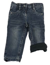 Tmavomodré podšité rifle Impidimpi