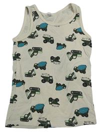 Šedé tílko se stavebními stroji Zeeman