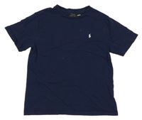 Tmavomodré tričko s logem Ralph Lauren