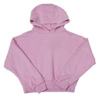 Růžová crop mikina s kapucí F&F
