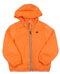 Neonově oranžová šusťáková jarní bunda s kapucí Next