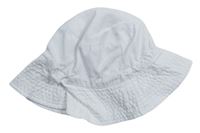 Bílý plátěný klobouk 