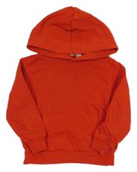 Červená mikina s kapucí H&M