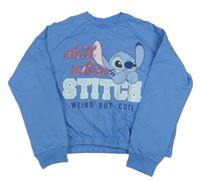 Modrá oversize mikina se Stitchem Nutmeg