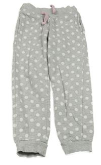 Šedé puntíkaté tepláky Pocopiano