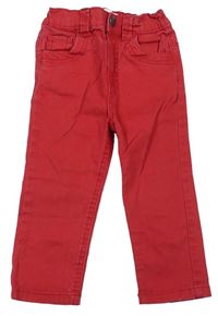 Červené plátěné kalhoty Early Days