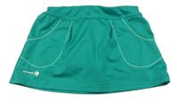 Zelená tenisová sukně s všitými kraťasy Artengo