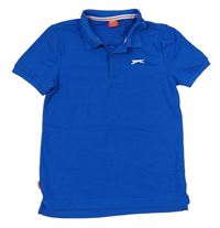 Tmvomodré polo tričko Slazenger