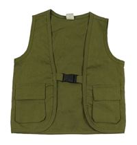 Khaki vesta s kapsami Shein