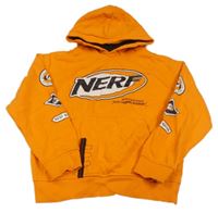 Oranžová mikina s kapucí - Nerf C&A