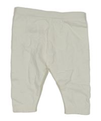 Bílé pletené tepláky Nutmeg