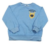 Světlemodrá mikina s příšerkou M&S