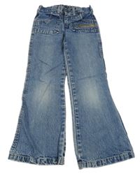 Světlemodré flare rifle s květy Yigga