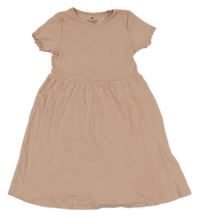 Světlerůžové žebrované šaty H&M
