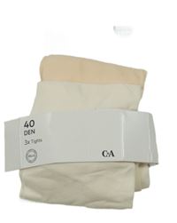 Nové - 2set - 2x silonky - bílé + růžové C&A