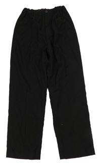 Černé loose fit chino kalhoty H&M