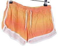 Dámské oranžové tónové bavlněné kraťasy Primark 