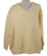 Dámský oranžový vlněný svetr Primark 