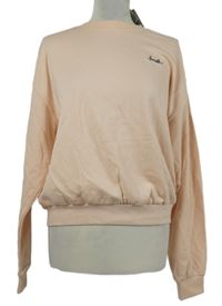 Dámská světlerůžová crop mikina H&M