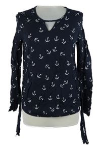 Dámská tmavomodrá halenka s kotvami Street One 