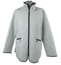 Dámská bílá šusťáková prošívaná jarní bunda Malva