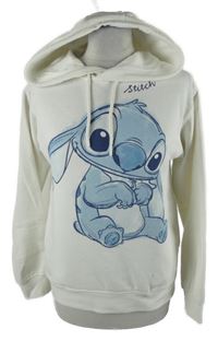 Dámská smetanová mikina se Stitchem a kapucí Disney 