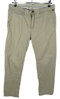 Pánské béžové plátěné chino kalhoty Scotch&Soda vel. 31/32
