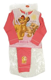 Bílo-růžové pyžamo Lví král Disney