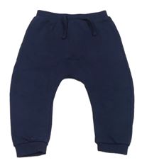 Tmavomodré baggy tepláky Matalan