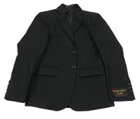 Černé slavnostní vlněné sako