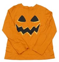 Oranžové triko s dýní H&M