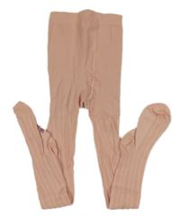 Světlerůžové punčocháče 