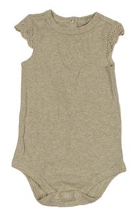 Béžové body s krajkou