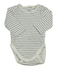 Bílo-modré pruhované body C&A