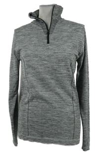 Pánské šedé melírované funkční spodní triko 