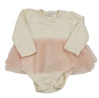 Světlerůžové body s tylovou sukní 