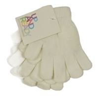 Nové - 2x bílé prstové rukavice 