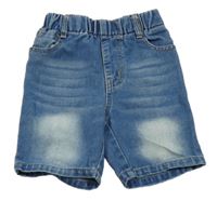 Modré riflové kraťasy Shein