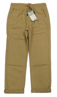 Nové - Hnědé plátěné kalhoty Denim Co.