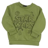 Khaki mikina se Star Wars zn. Disney